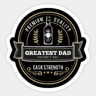 Fathers Day Greatest Dad Sticker